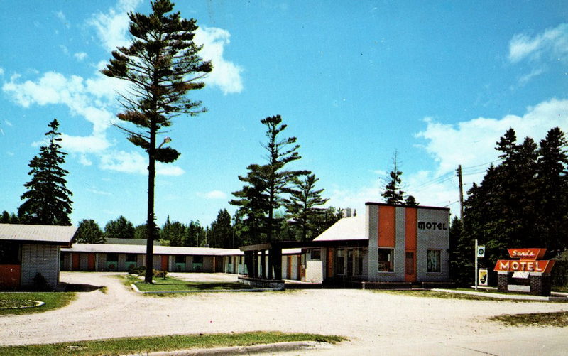 Sands Motel - Vintage Postcard